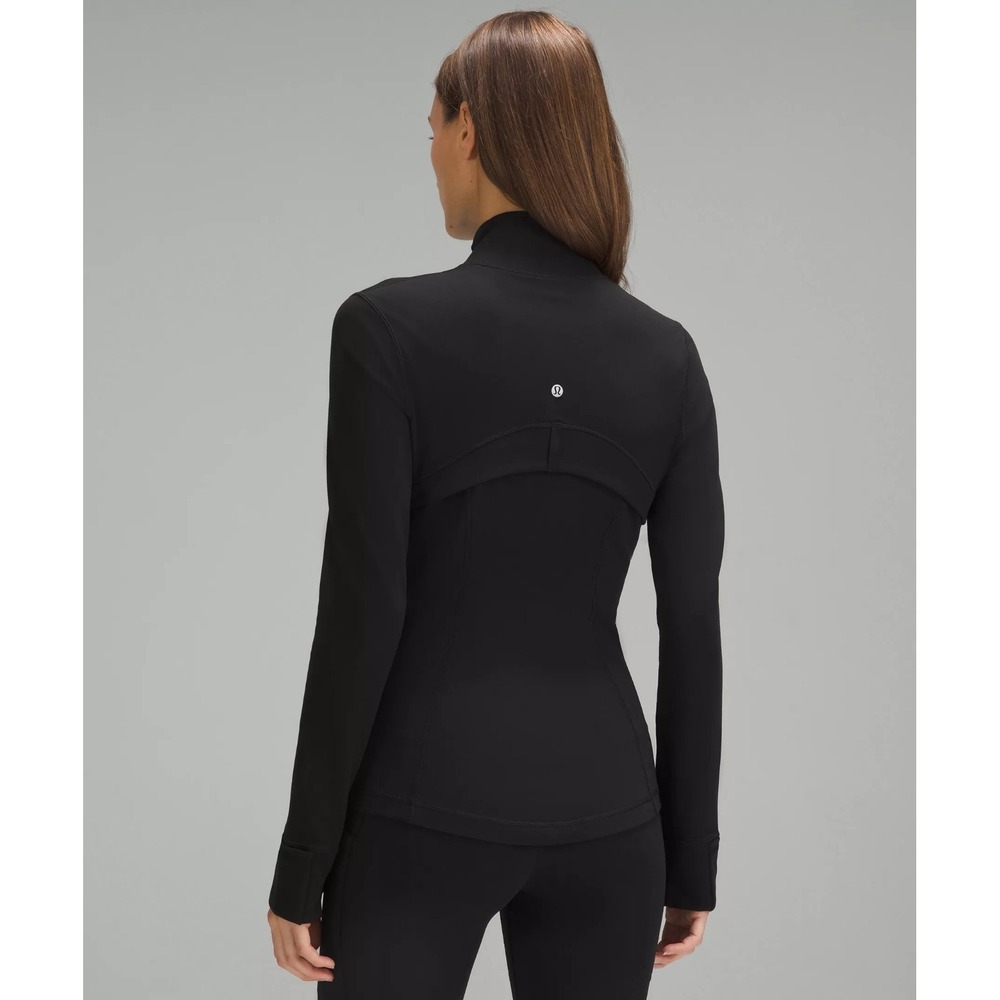 Lululemon Black Luon Define Jacket Size 4 Full Zip Yoga Activewear LW3GQ6S